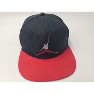 Youth Air Jordan‎ Jumpman Cement Elephant Print Snapback Hat Cap Boy Black Red